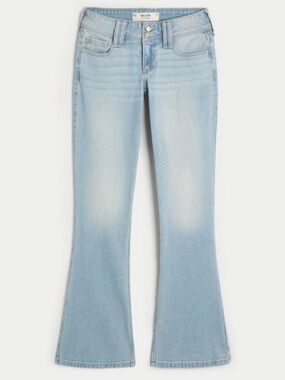 Hollister Light Wash Low Rise Boot Jeans